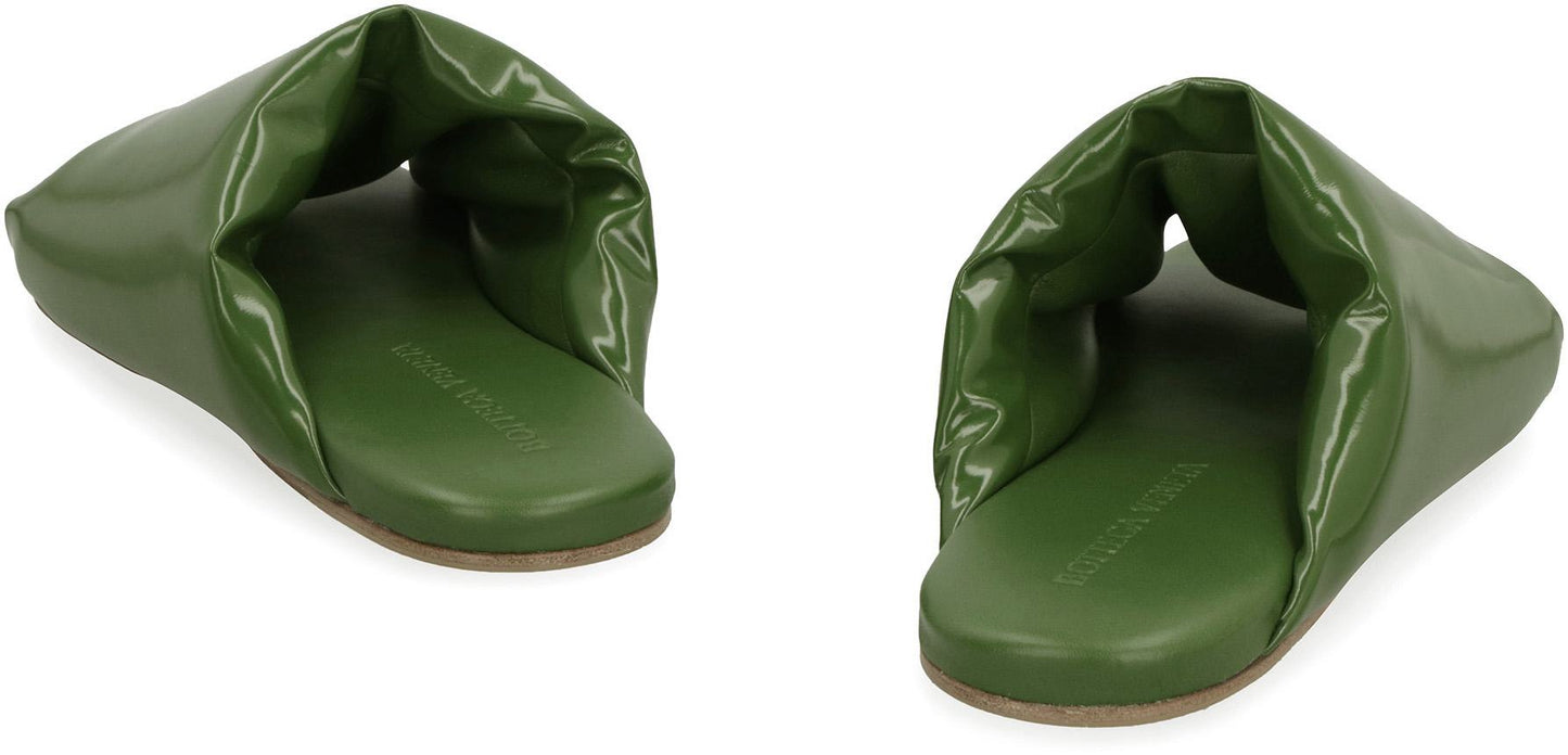 Bottega Veneta Cushion Leather Sandals