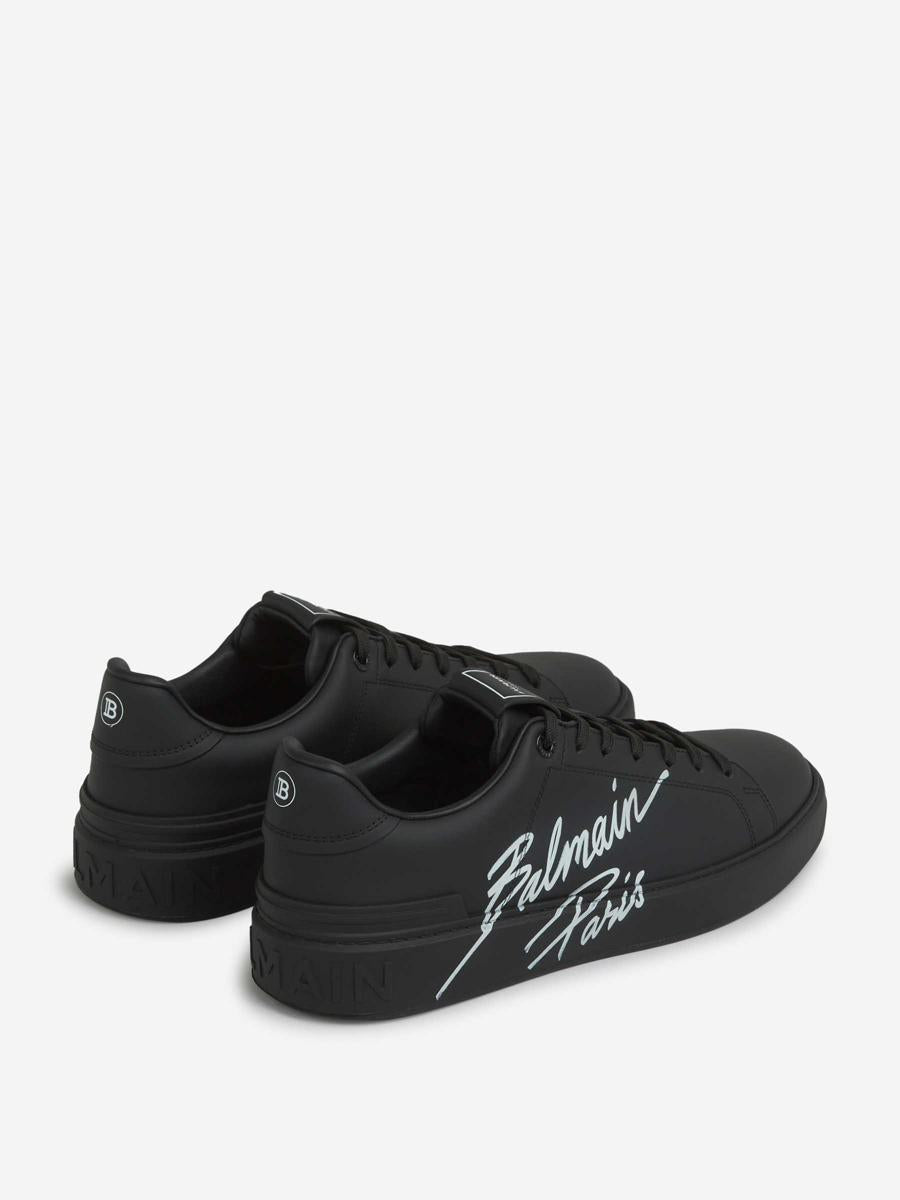 Balmain B-Court Leather Sneakers