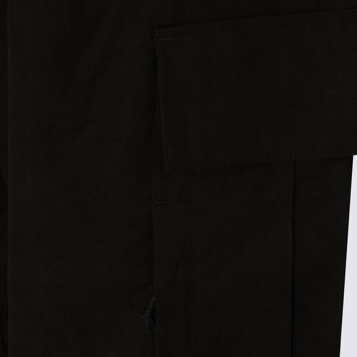 Y-3 Adidas Black Cotton Pants