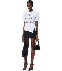 Elisabetta Franchi Gesso Asymmetric T-Shirt