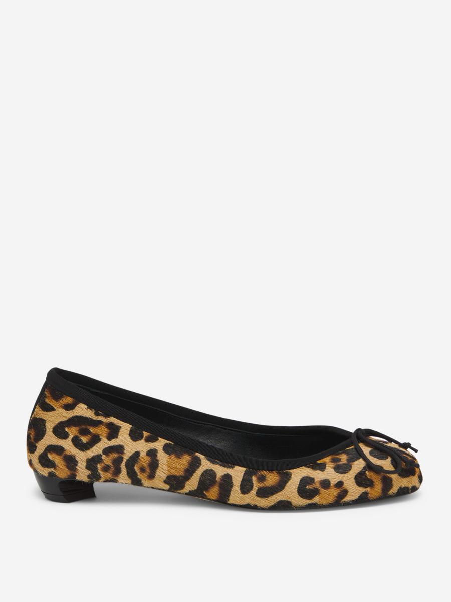 Alexander McQueen Leopard Armadillo Ballerinas