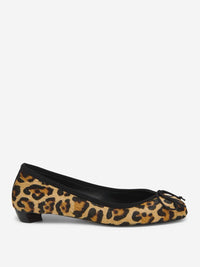 Alexander McQueen Leopard Armadillo Ballerinas