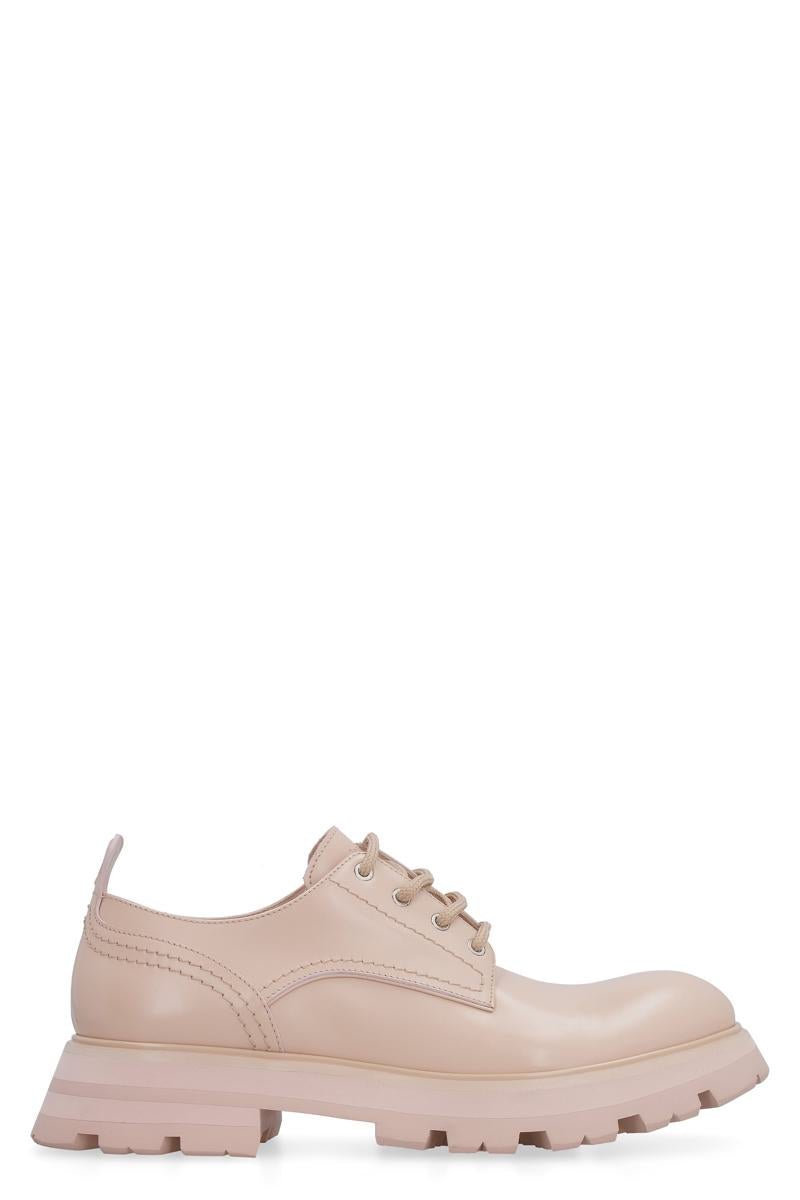 Alexander McQueen Wander Leather Lace-Up Shoes