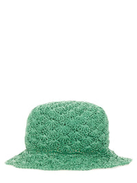 Red Valentino Raffia Bucket Hat