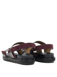 Marni "Fussbett" Leather Sandals