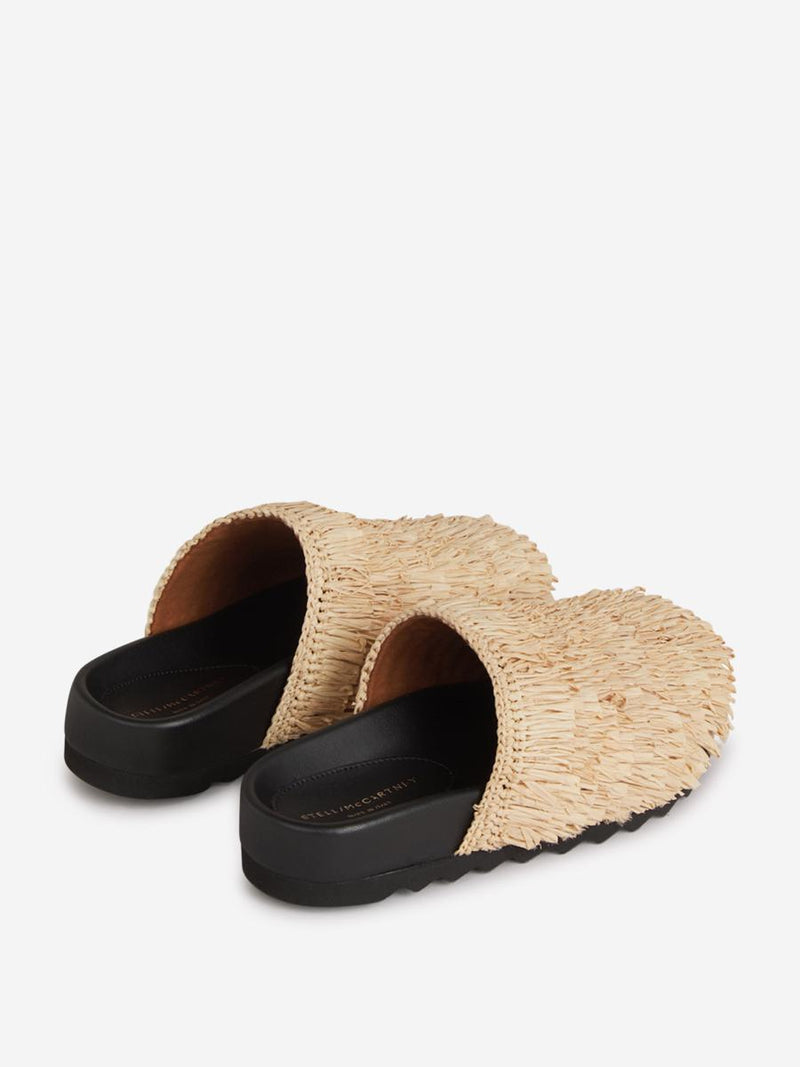 Stella McCartney Elyse Rafia Clogs