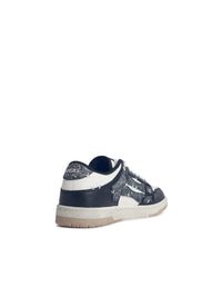 Amiri 'Bandana' Black Leather Blend Sneakers