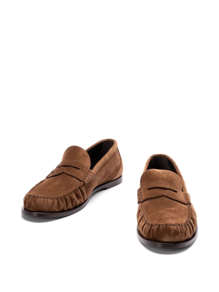 Saint Laurent Laurent Suede Loafers