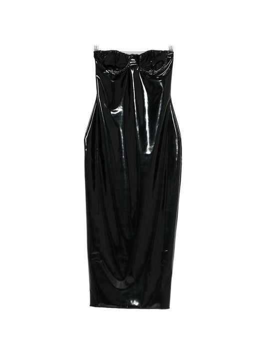 Oséree Latex Midi Dress Clothing