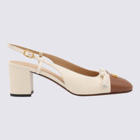 Valentino Garavani Beige Leather Pumps