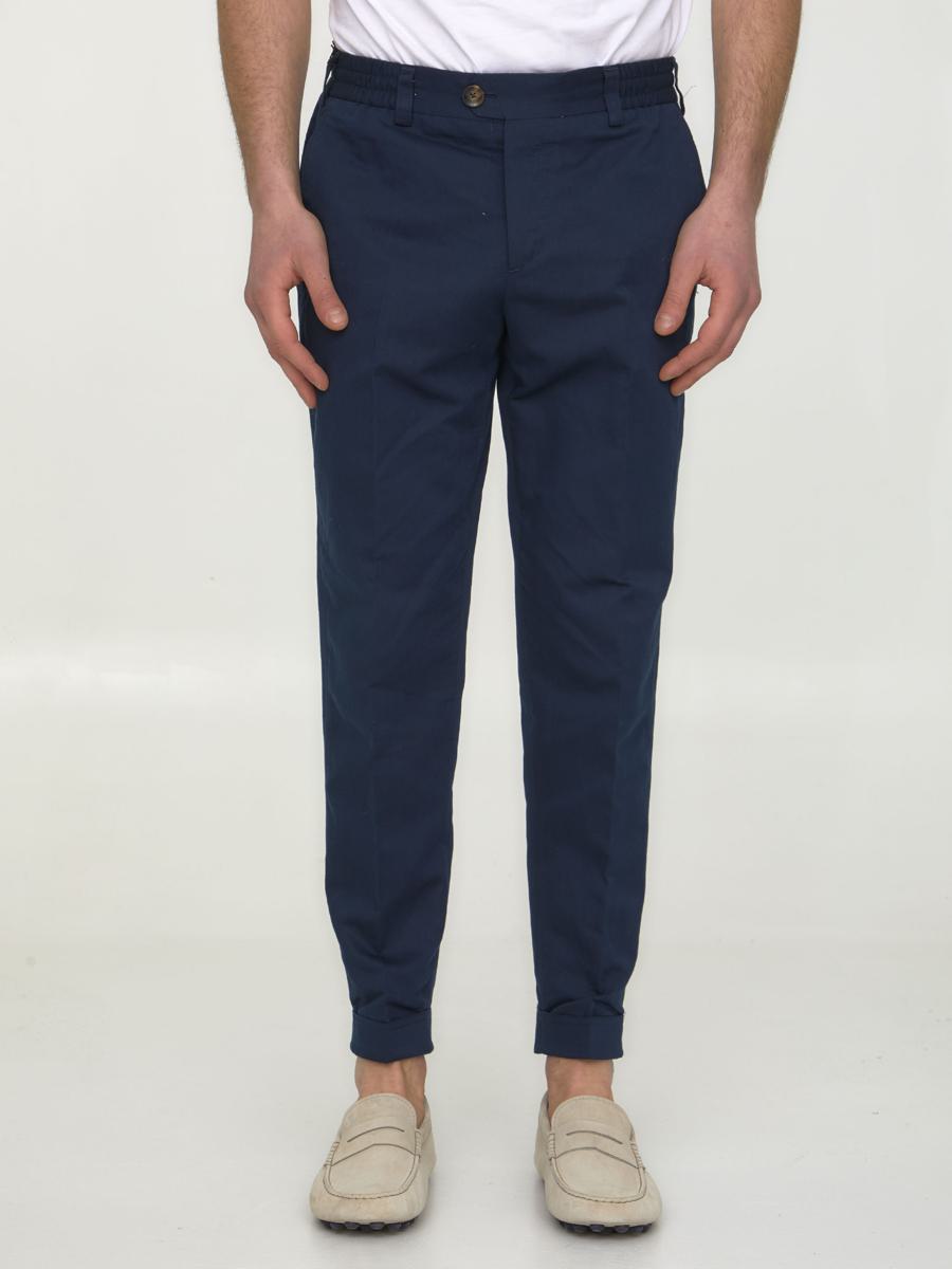 Cotton And Linen Trousers