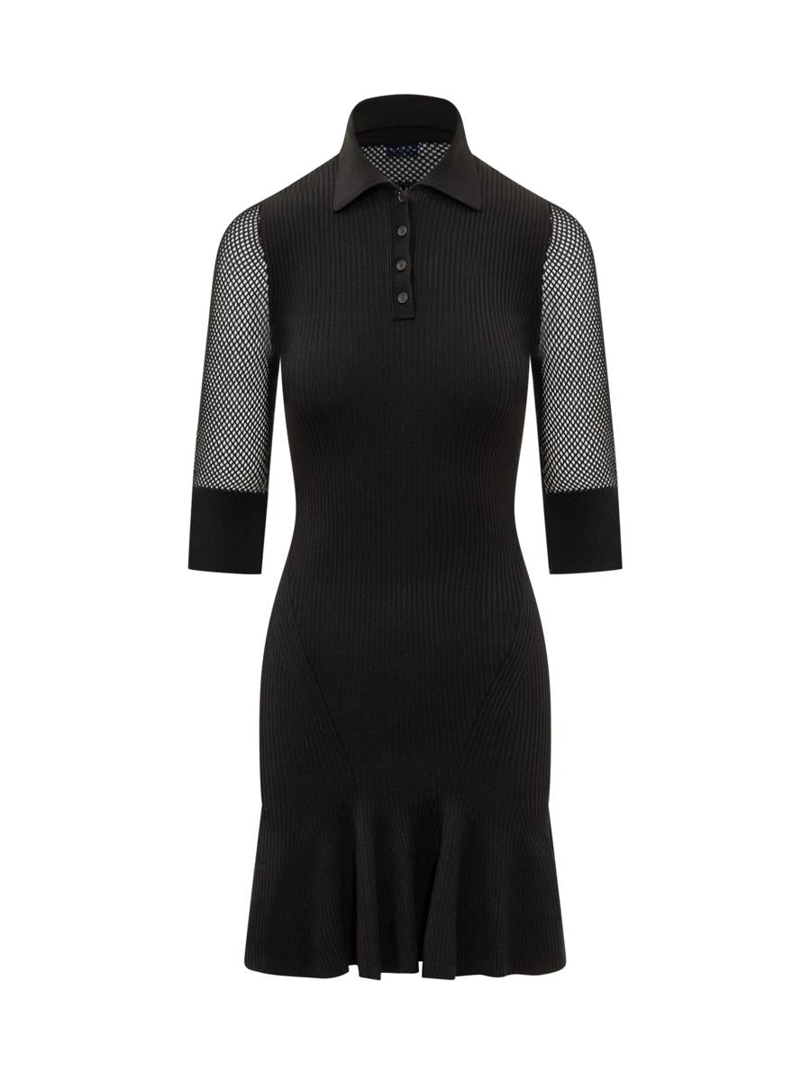 Off-White Mesh Mini Dress