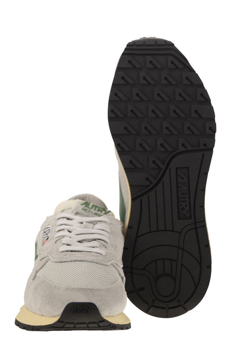 Autry Reelwind - Suede And Technical Textile Trainer