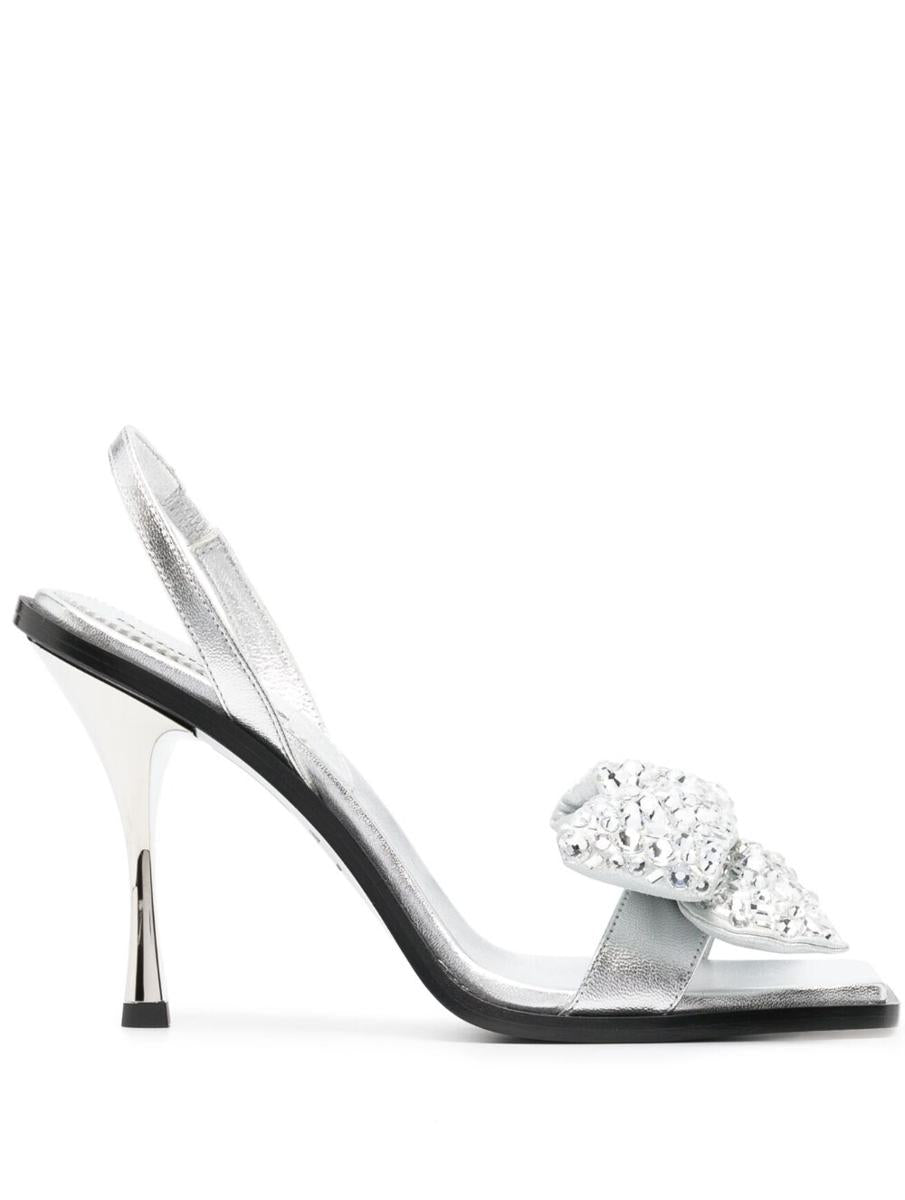 DSQUARED2 Rhinestone Details Heel Sandals