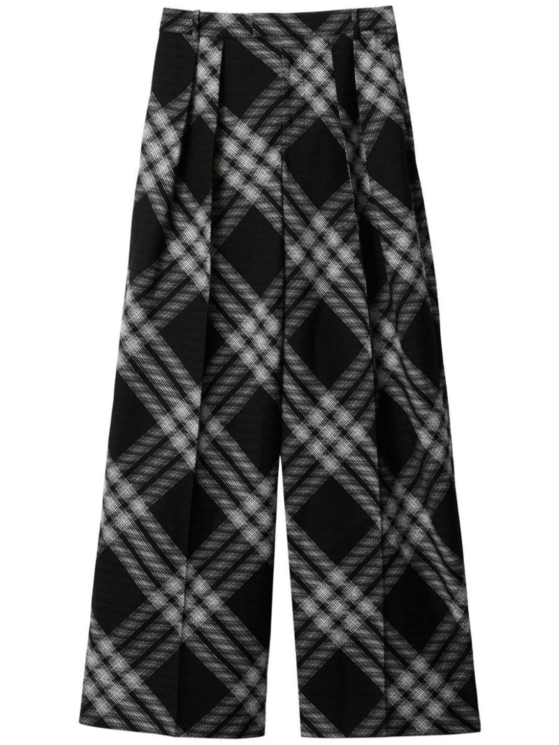 Burberry Vintage Check Wool Trousers