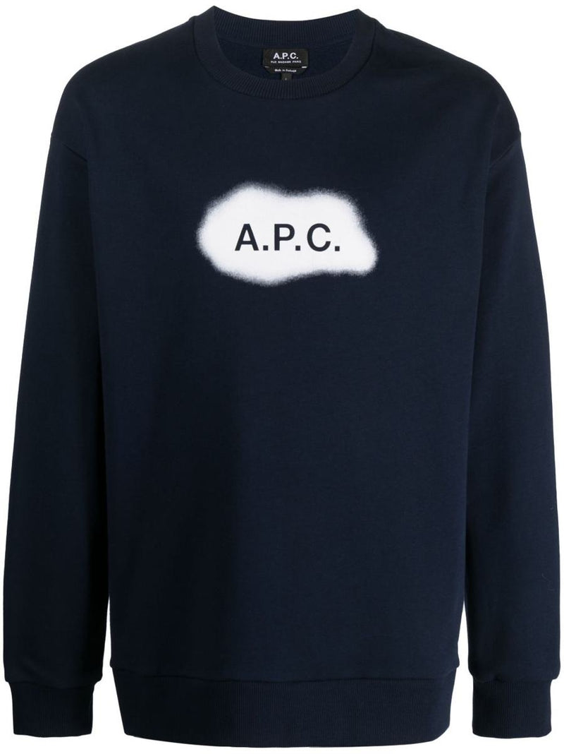 A.P.C. Logo Organic Cotton Sweatshirt