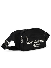 Dolce & Gabbana Small Black Nylon Fanny Pack