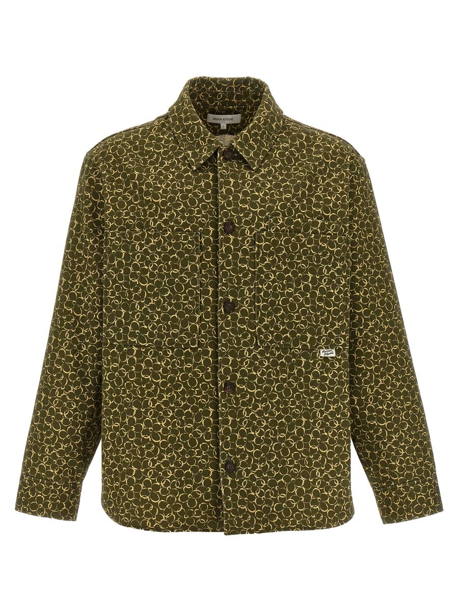 Maison Kitsuné Floral Print Overshirt