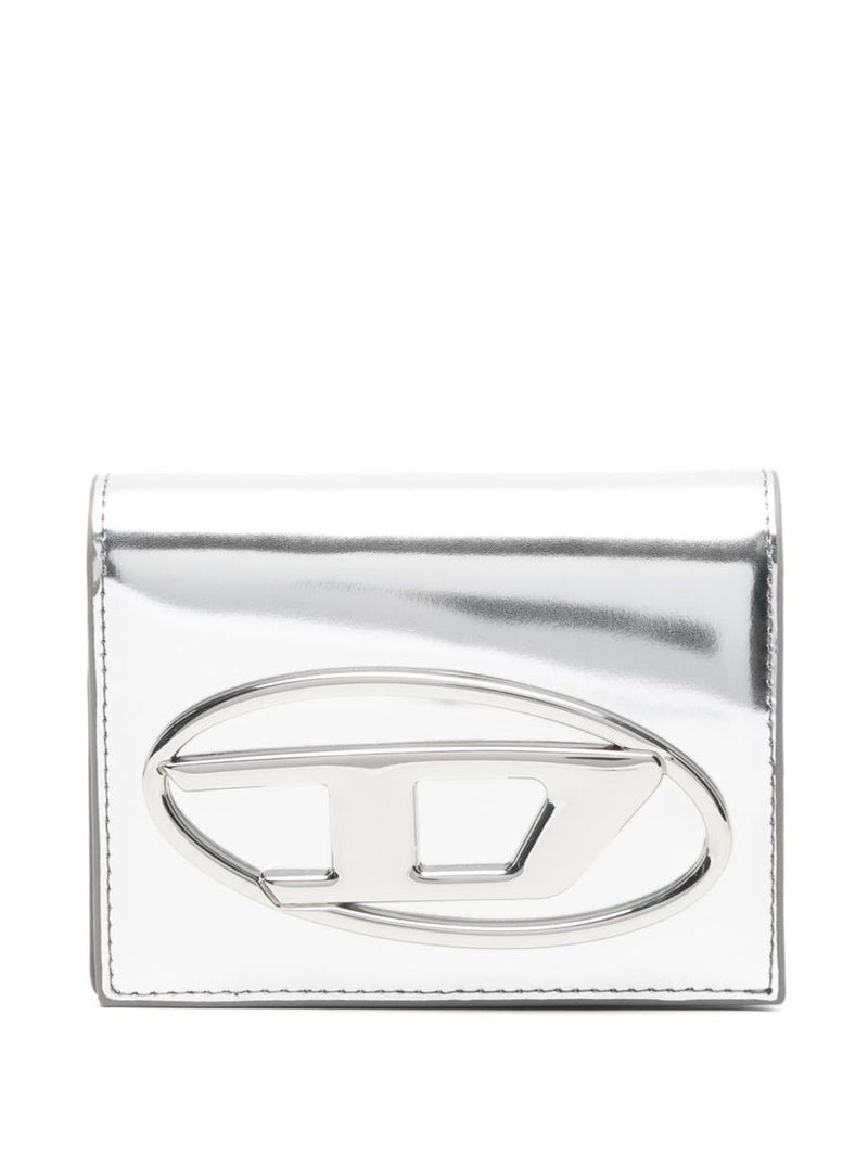 Diesel Silver Leather Wallet