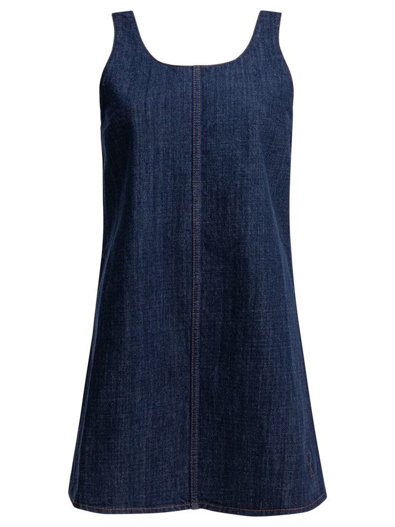 AMI Paris Short Denim Dress