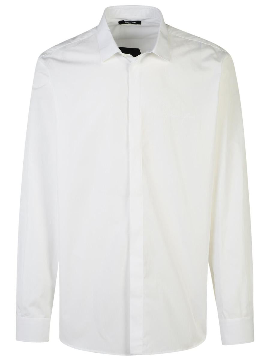 Balmain White Cotton Shirt