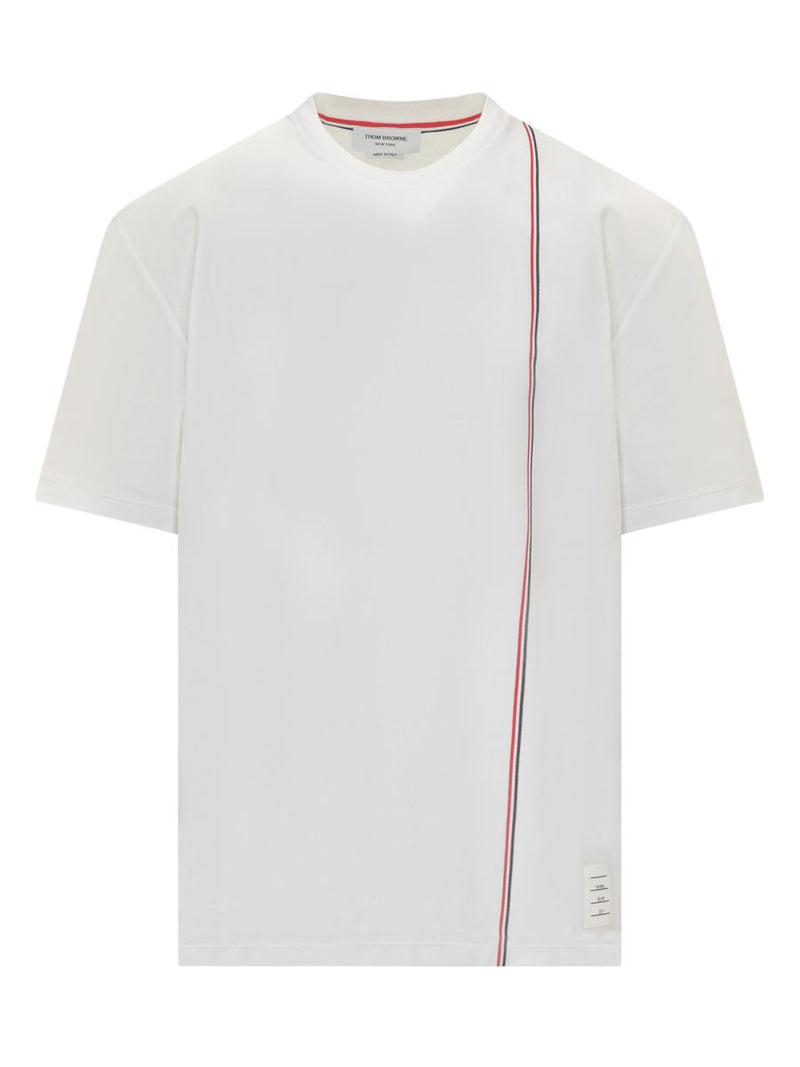 Thom Browne Rwb Ribbed T-Shirt