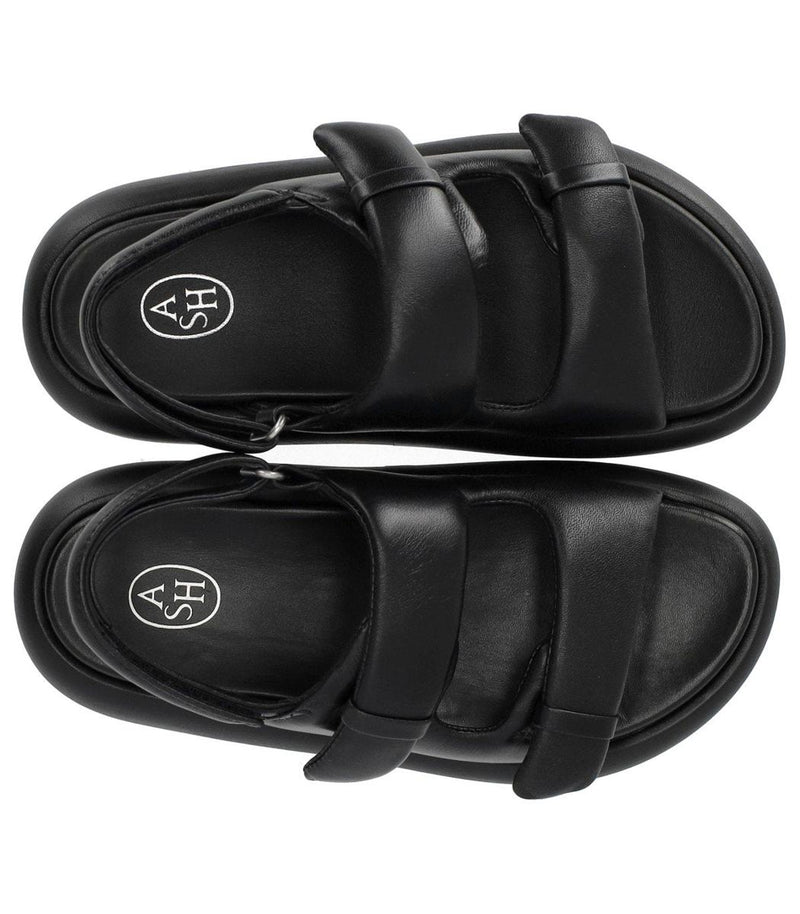 Ash Vinci Black Platform Sandal