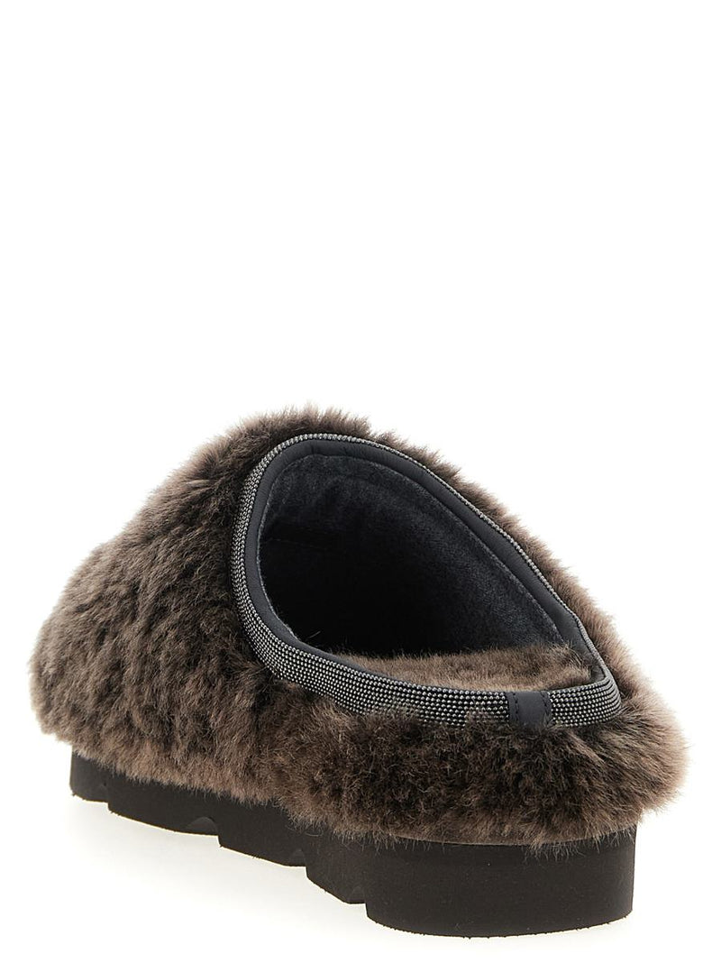 Brunello Cucinelli Monile Sherling Sabots