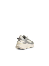 Moncler 'Trailgrip Gtx' Silver Leather Blend Sneakers