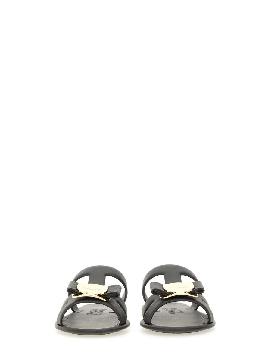Salvatore Ferragamo Slide Sandal "New Vara"