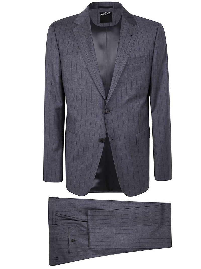 Zegna Pure Wool Suit Clothing