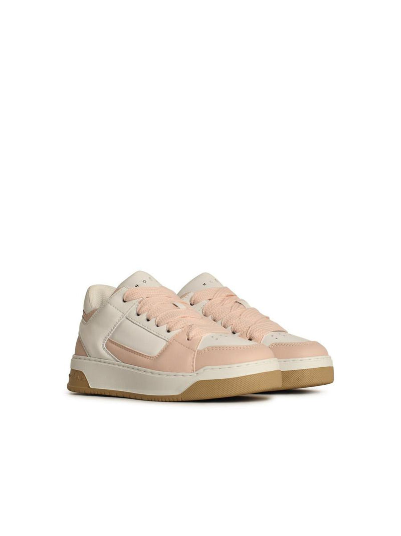 Hogan 'H667' Pink Leather Sneakers