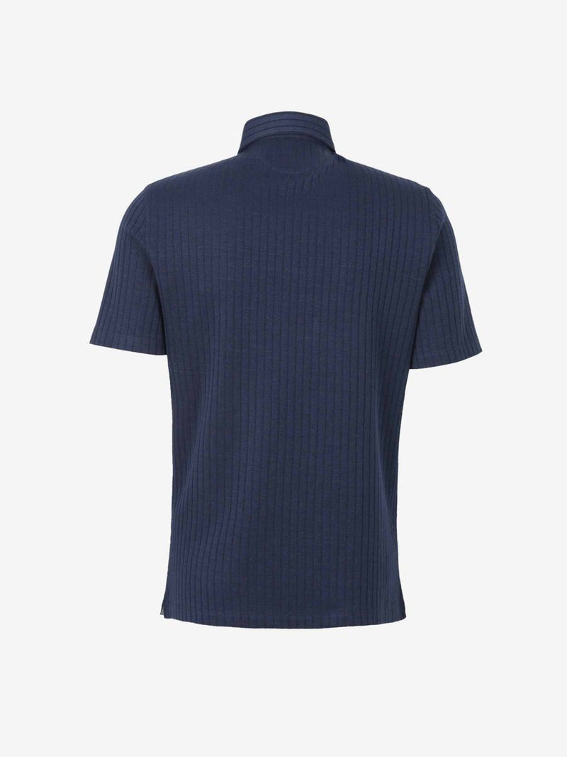 Brunello Cucinelli Ribbed Polo With Buttons