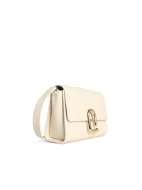 Furla 'Urban S' Cream Leather Crossbody Bag