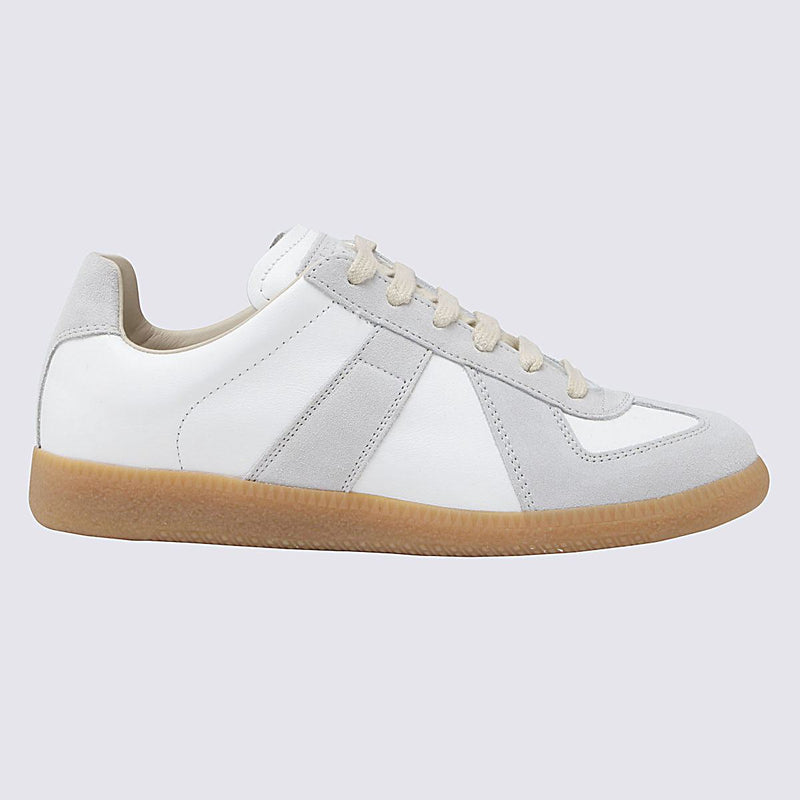 Maison Margiela White Leather Replica Sneakers