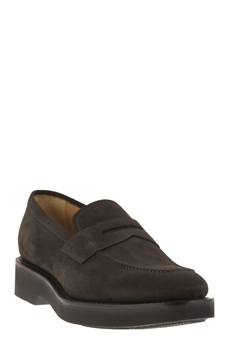 Church'S Suede Calfskin Moccasin