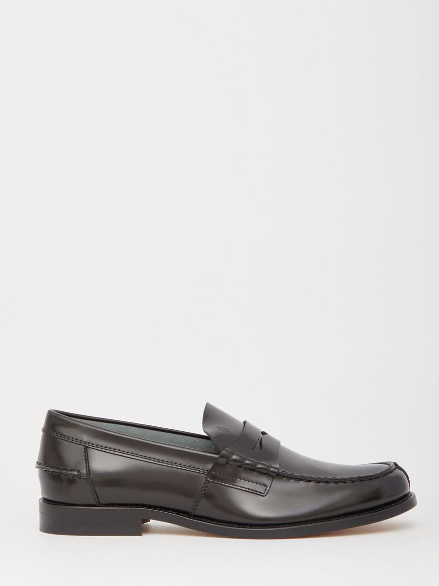 Black Leather Loafers