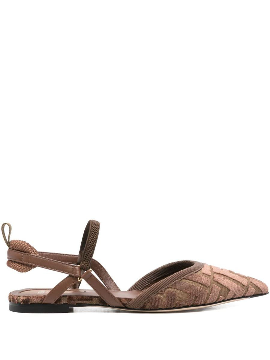 Fendi Colibrì Lite Slingback Ballets