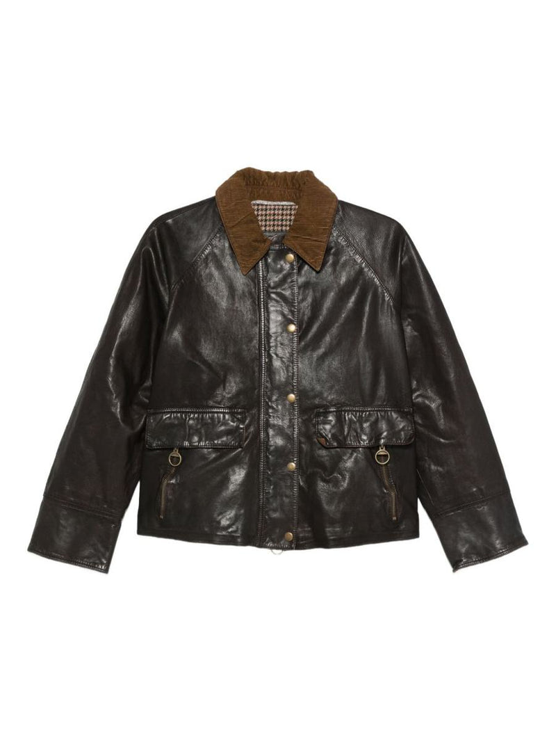 The Jack And Jackie Leathers 'Glamis' Brown Leather Jacket