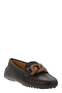 Tod'S Moccasin With Leather Chain