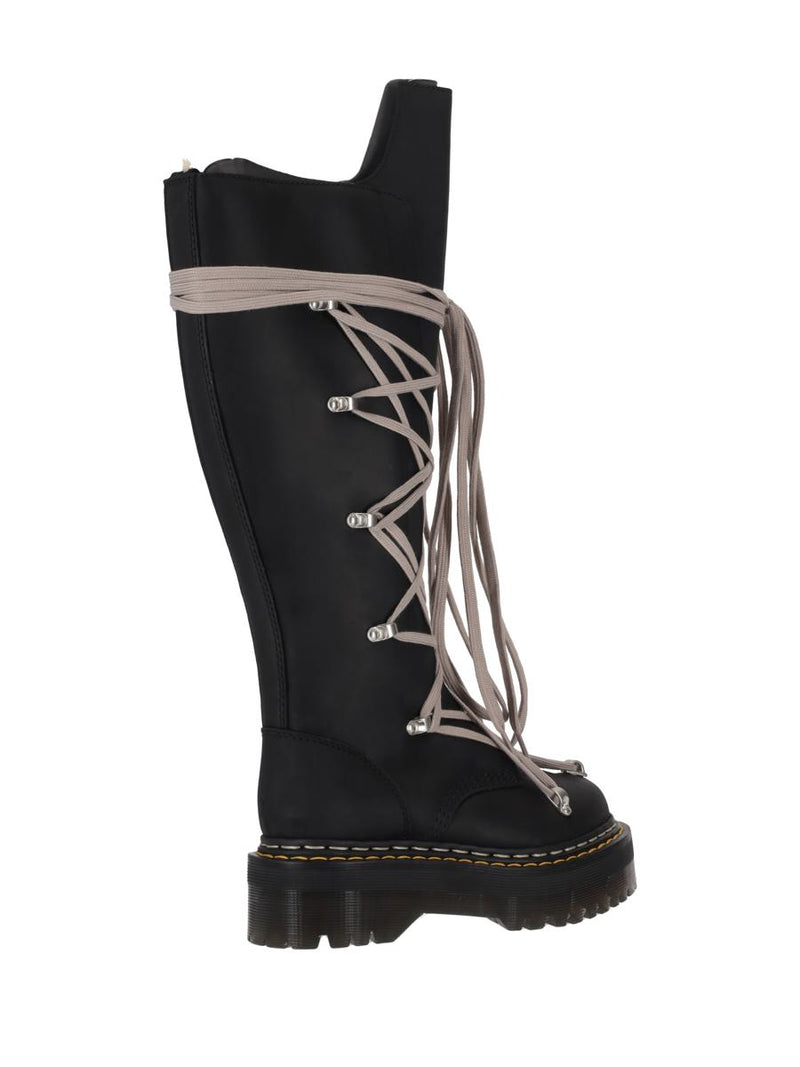 Rick Owens 1B60 Quad Sole Pentalace Boot