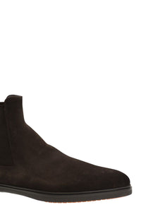 Santoni Easy Suede Ankle Boot