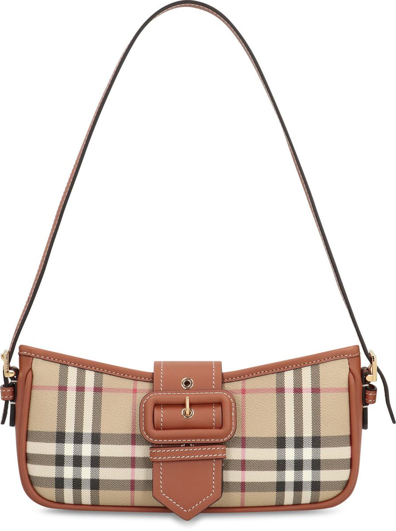Burberry Check Print Shoulder Bag