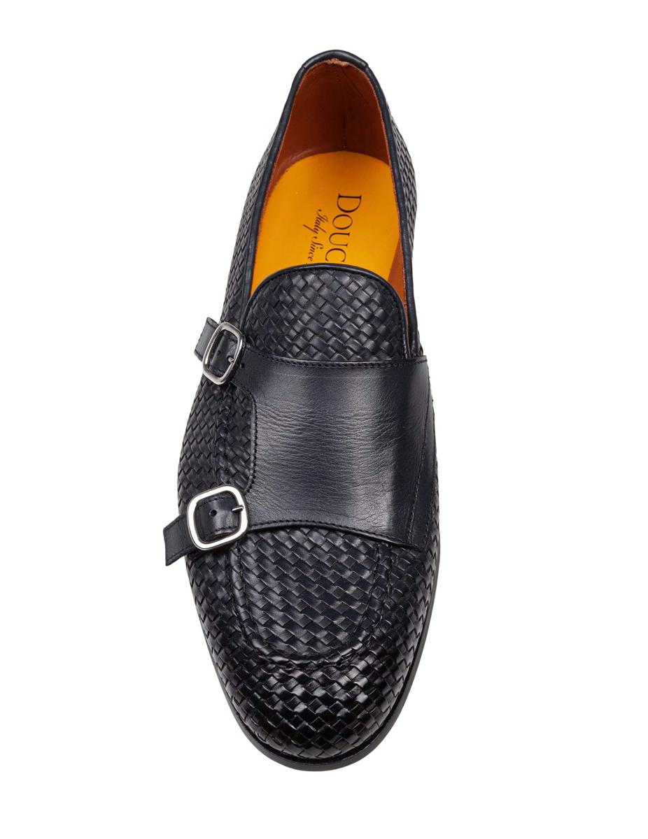 Doucal's Woven Leather Moccasin