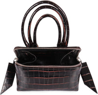 The Attico Mini Bag Friday In Printed Leather