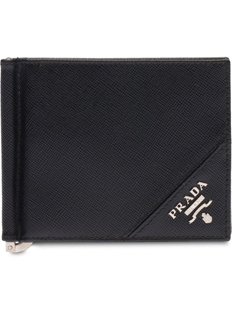 Prada Saffiano Leather Bi-Fold Wallet