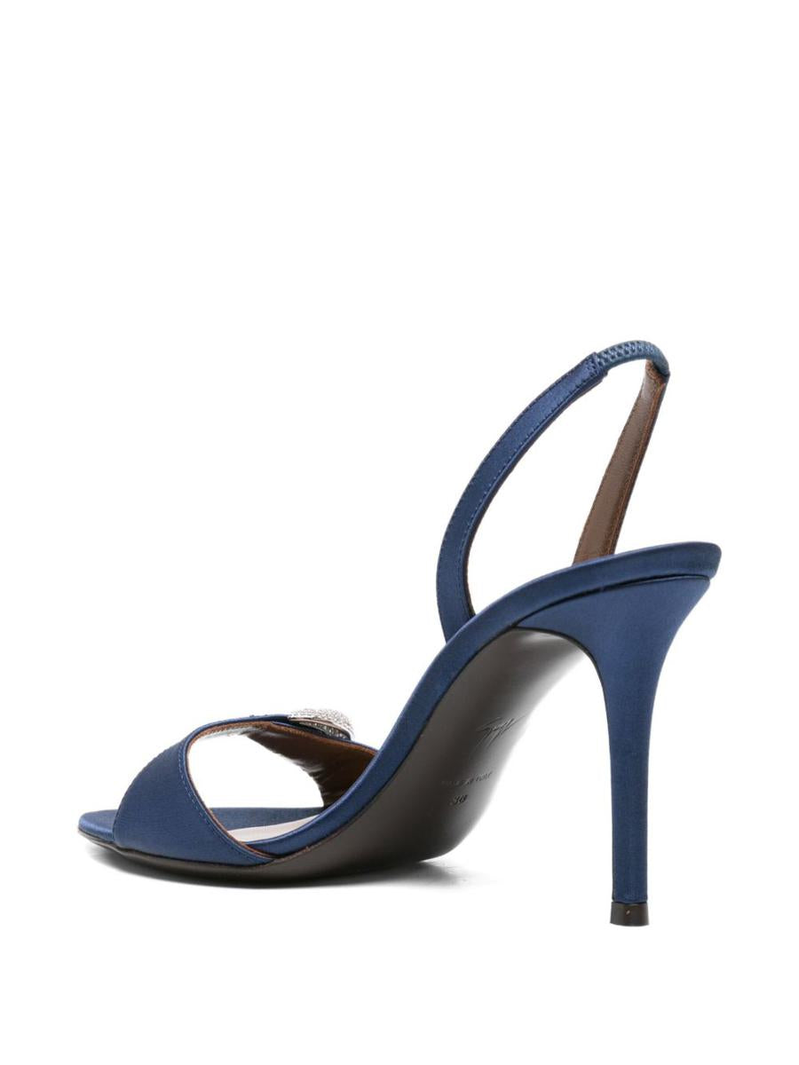 Giuseppe Zanotti Clandestino Satin Heel Sandals
