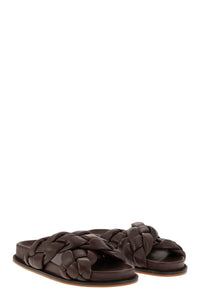 Fabiana Filippi Braided Leather Fussbett Sandal