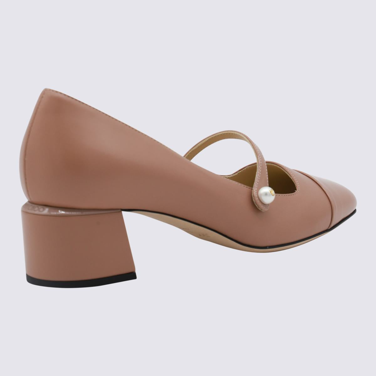 Jimmy Choo Camel Leather Pumps