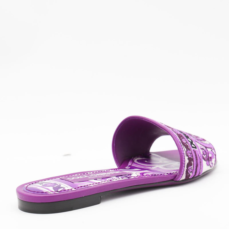 Dolce & Gabbana Purple Flats